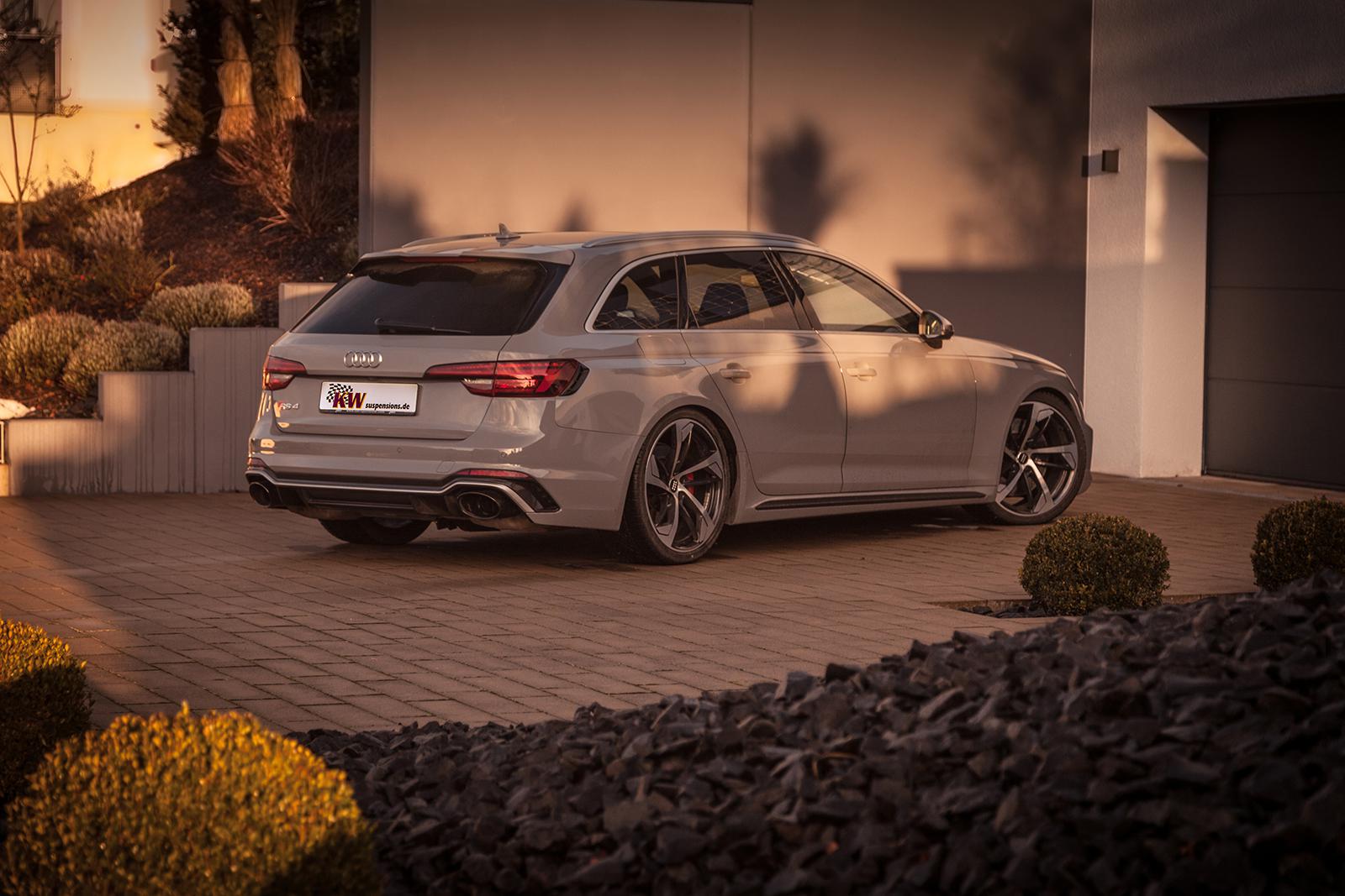 KW V3 Audi RS4 B8 352100BU Gewindefahrwerk V3 inox