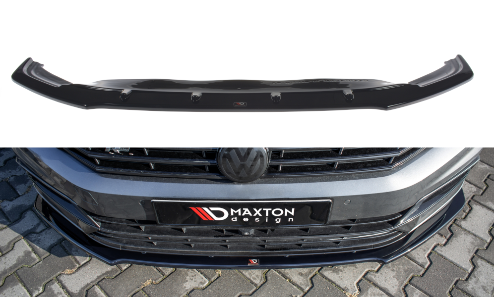 Maxton Design Front Ansatz V.1 für Volkswagen Passat R-Line B8 schwarz Hochglanz Maxton Design Front Ansatz V.1 für Volkswagen Passat R-Line B8 schwarz Hochglanz