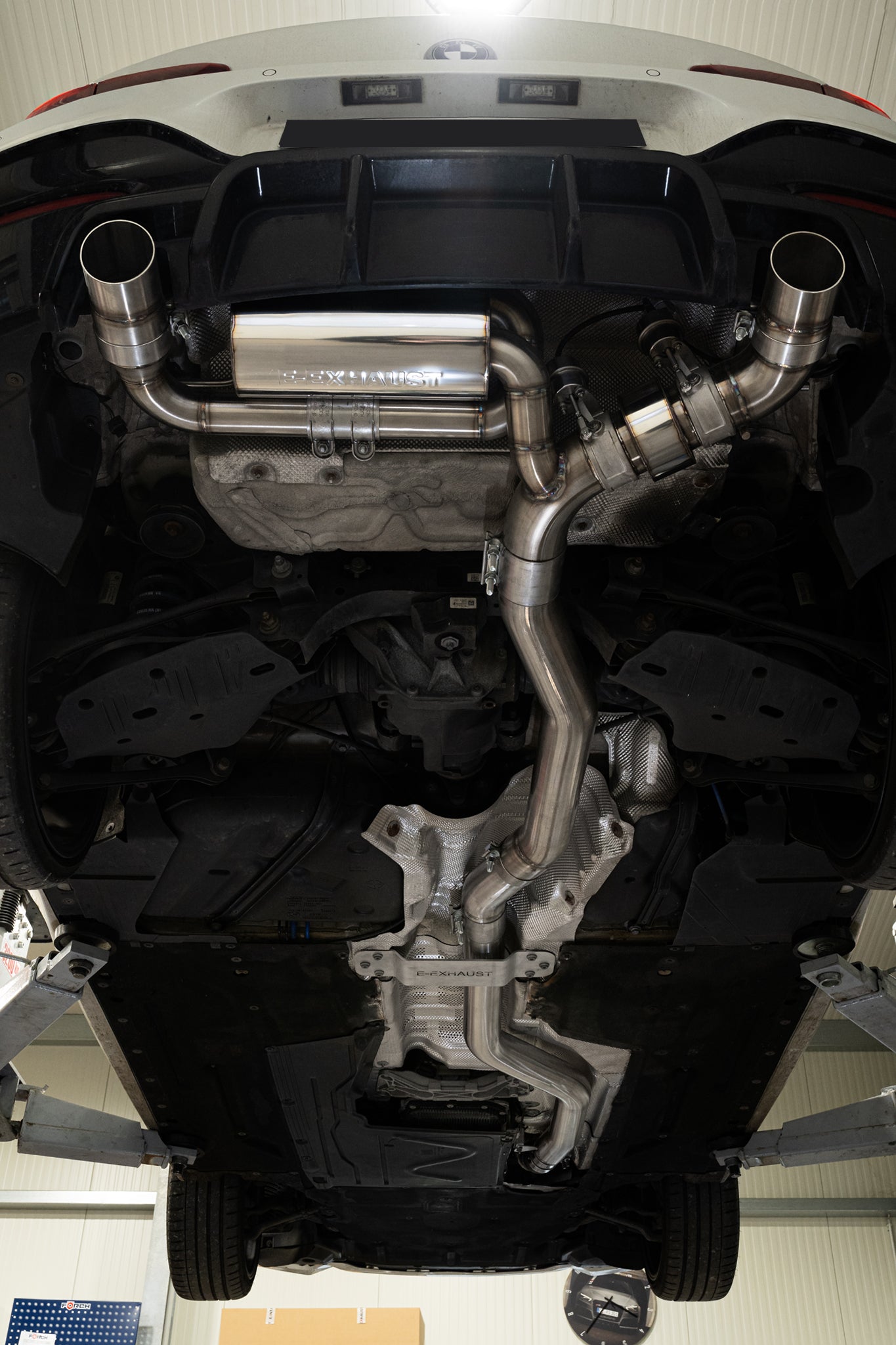 E-EXHAUST 3.5" ULTRA Abgasanlage - BMW F-Modell M140i ohne OPF