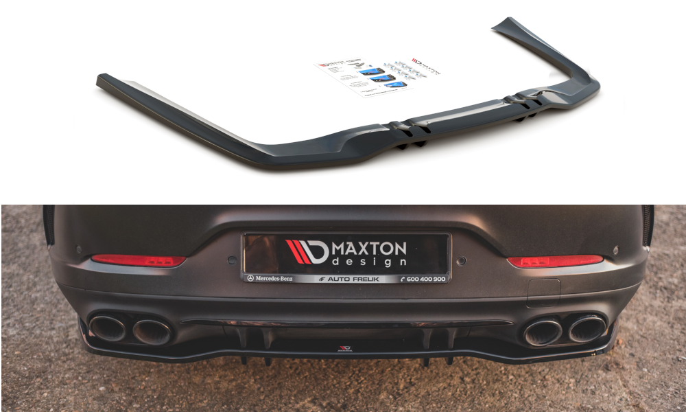 Maxton Design Mittlerer Diffusor Heck Ansatz DTM Look für Mercedes-AMG 53 4 Door Coupe schwarz Hochglanz Maxton Design Mittlerer Diffusor Heck Ansatz DTM Look für Mercedes-AMG 53 4 Door Coupe schwarz Hochglanz