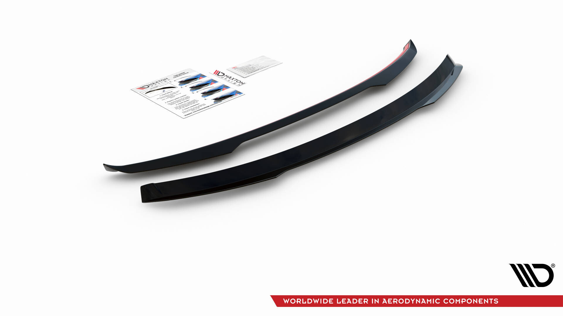 Maxton Design Spoiler CAP für Seat Leon FR Sportstourer Mk3 schwarz Hochglanz
