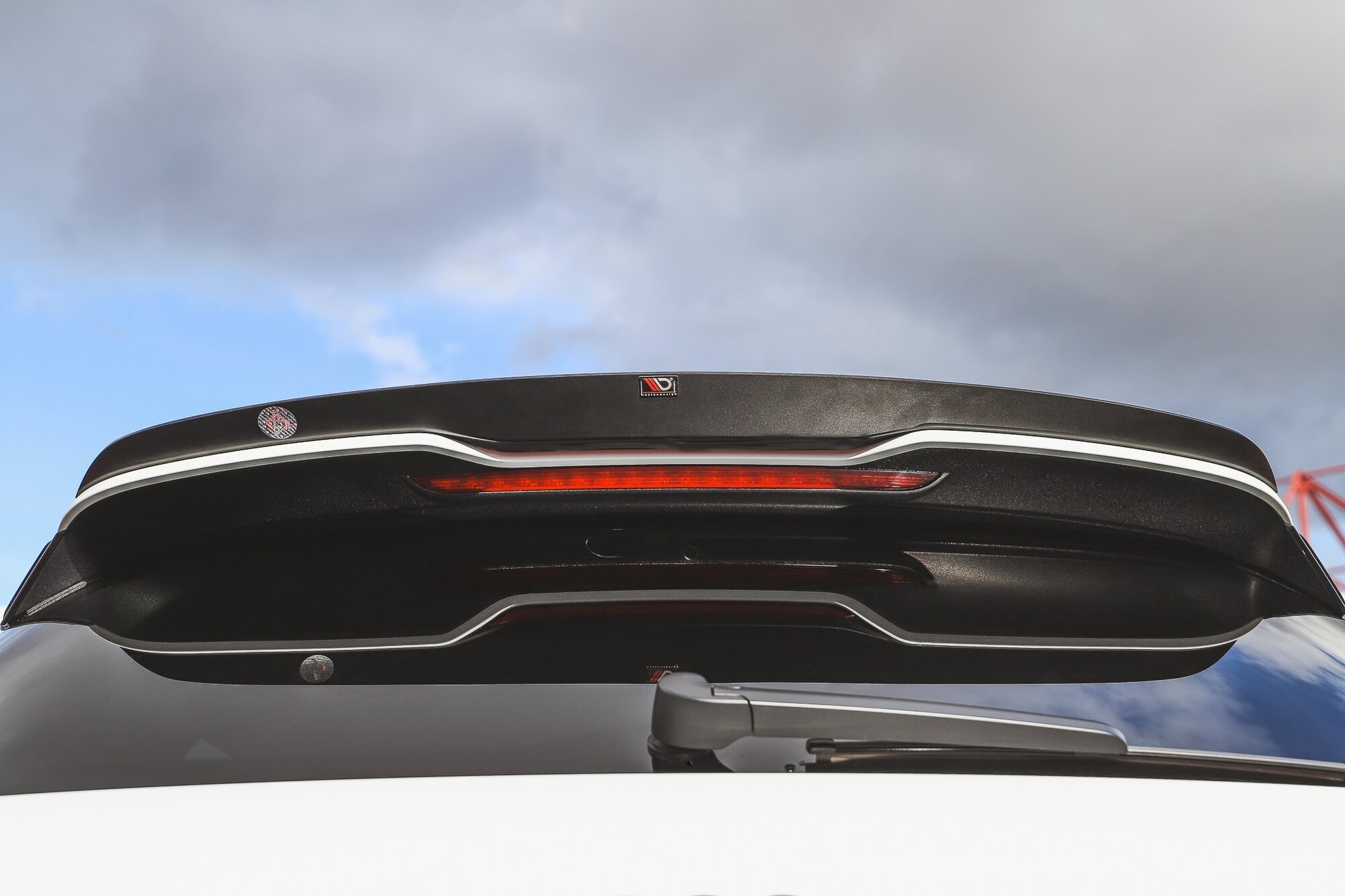 Maxton Design Spoiler CAP V.2 für Audi RS3 8V / 8V FL Sportback schwarz Hochglanz