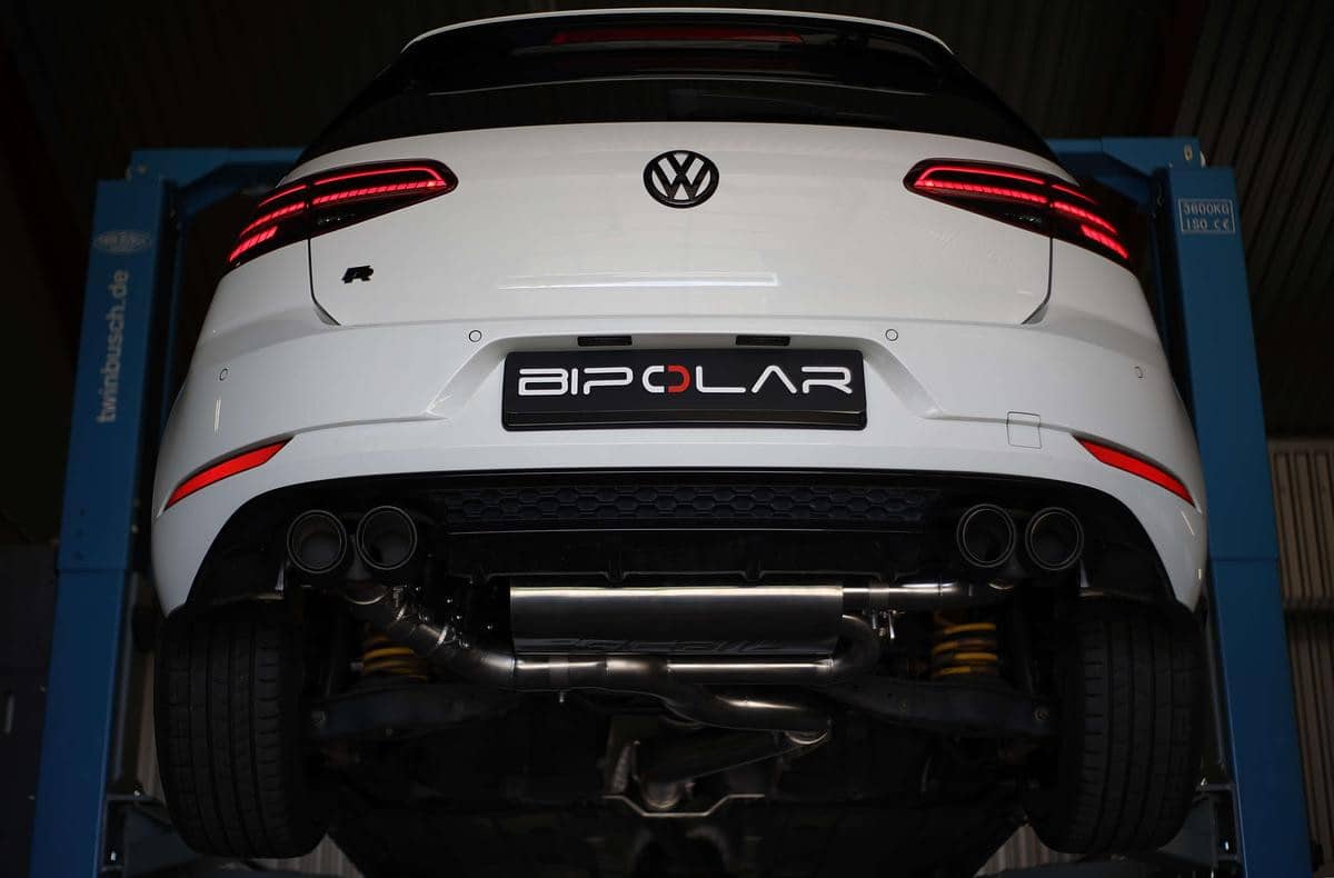 VW Golf 7 R FL Hands. CJXG Klappenauspuff Grail / Bipolar Exhaust