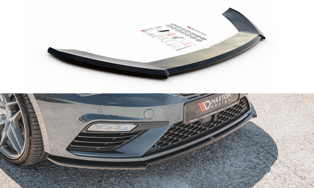 Maxton Design Cup Spoilerlippe Front Ansatz V.4 für Seat Leon Cupra / FR Mk3 FL schwarz Hochglanz Maxton Design Cup Spoilerlippe Front Ansatz V.4 für Seat Leon Cupra / FR Mk3 FL schwarz Hochglanz