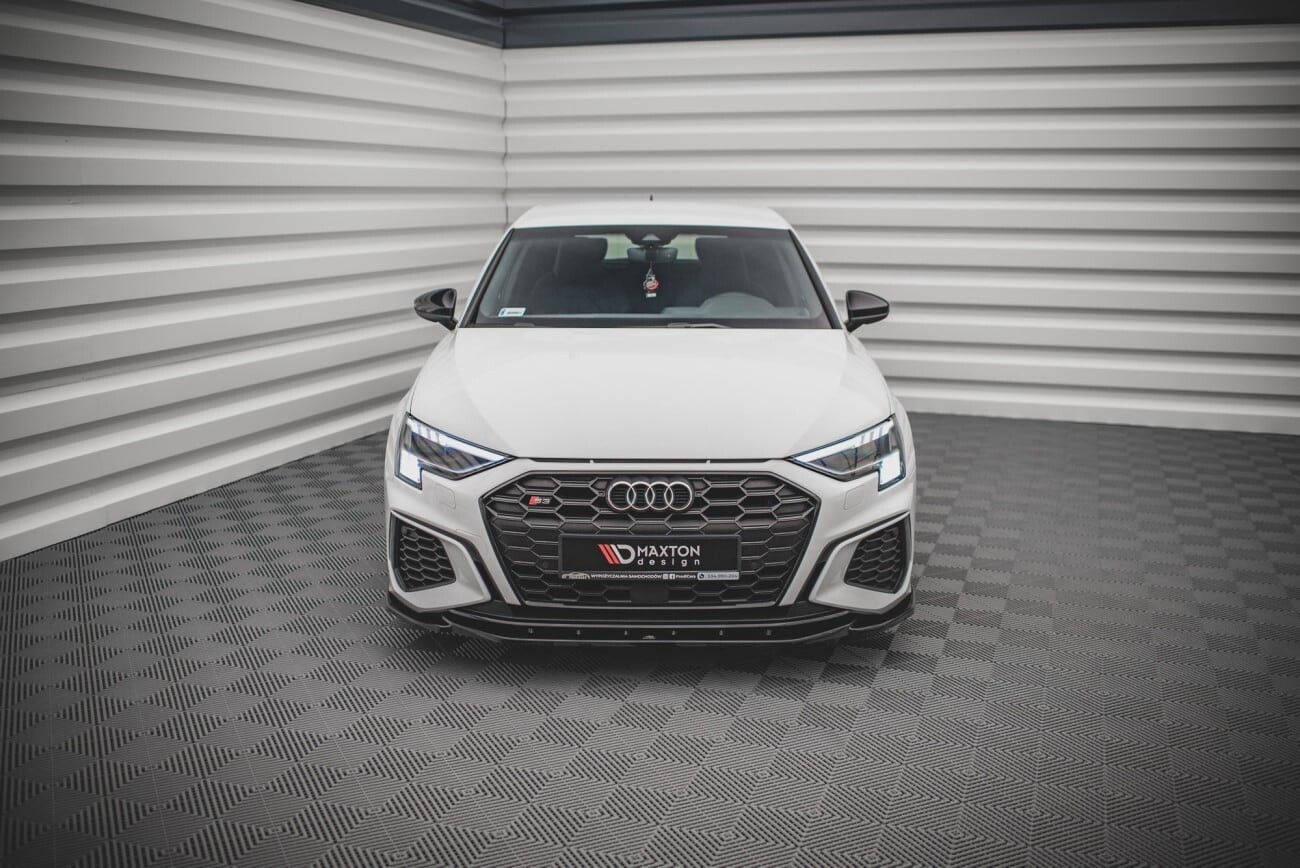 Maxton Cup Spoilerlippe Front Ansatz V.4 für Audi S3 / A3 S-Line 8Y Maxton Cup Spoilerlippe Front Ansatz V.4 für Audi S3 / A3 S-Line 8Y