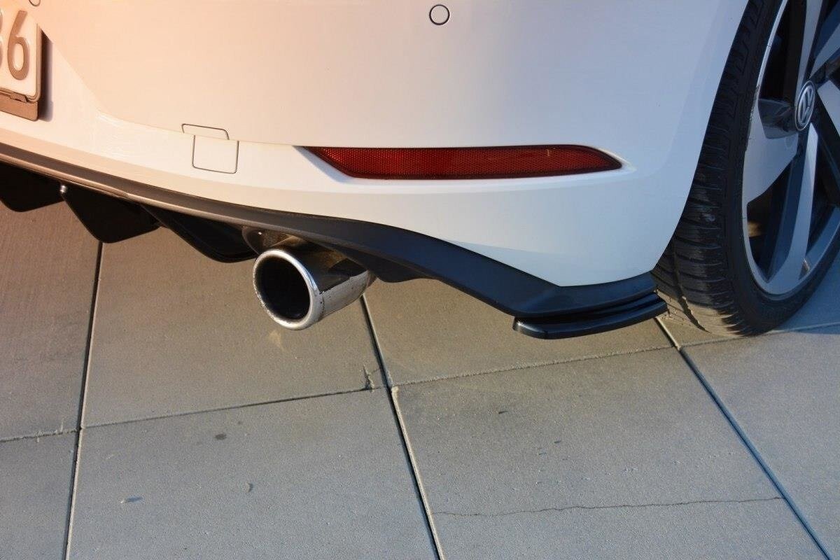 Maxton Design Heck Ansatz Flaps Diffusor für VW GOLF 7 GTI FACELIFT Maxton Design Heck Ansatz Flaps Diffusor für VW GOLF 7 GTI FACELIFT