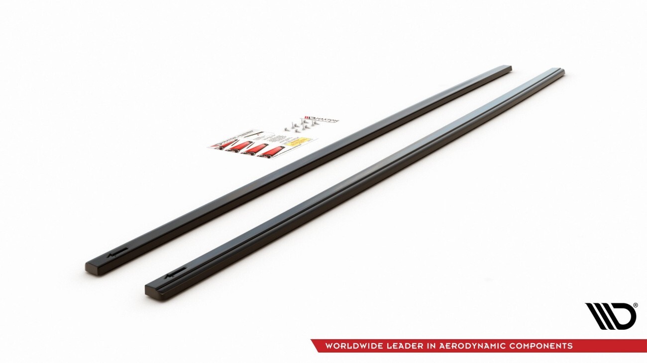 Maxton Design Seitenschweller Ansatz Cup Leisten V.2 für VW Golf 7 GTI