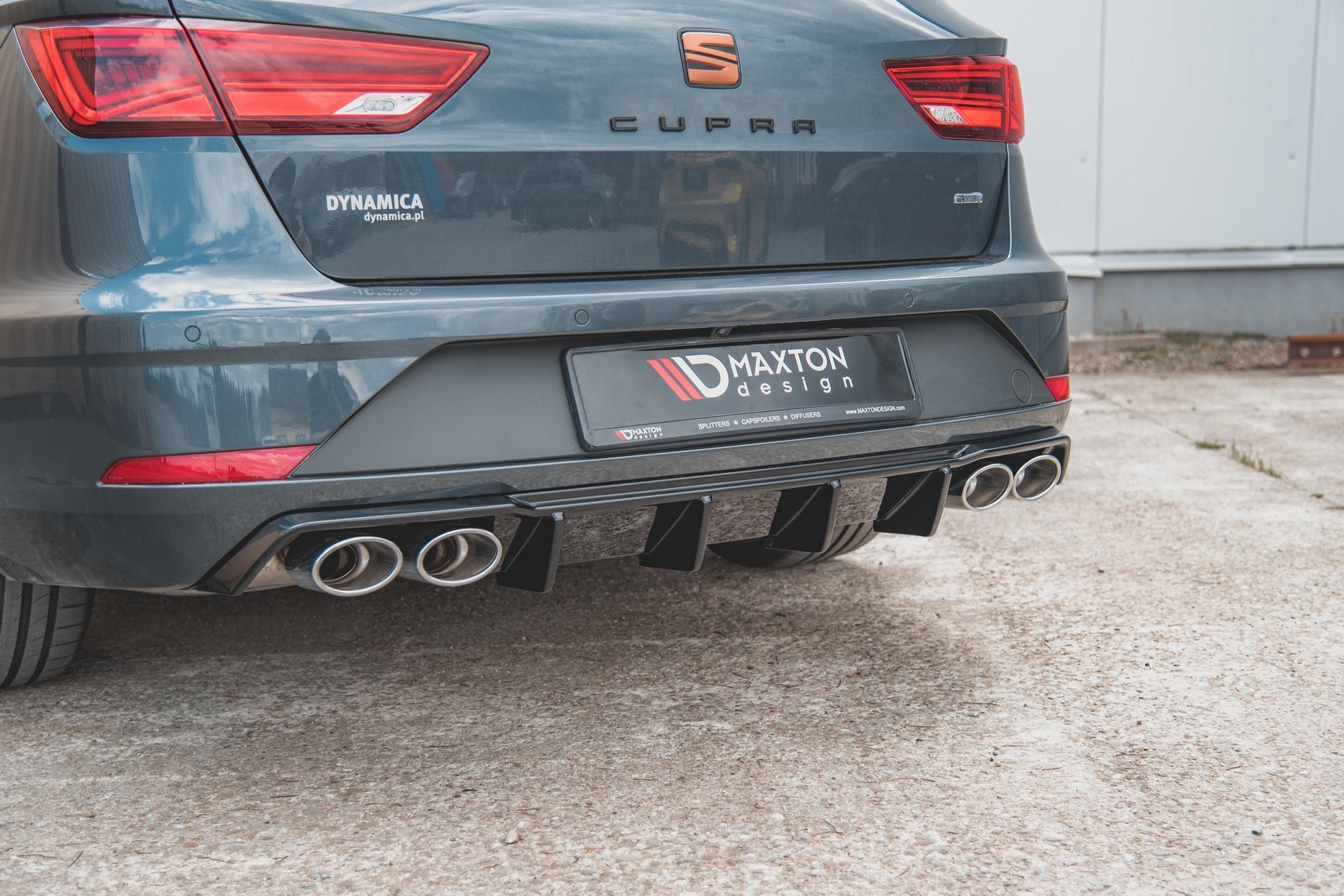 Maxton Design Heck Ansatz Diffusor V.3 für Seat Leon Cupra ST Mk3 FL schwarz Hochglanz Maxton Design Heck Ansatz Diffusor V.3 für Seat Leon Cupra ST Mk3 FL schwarz Hochglanz