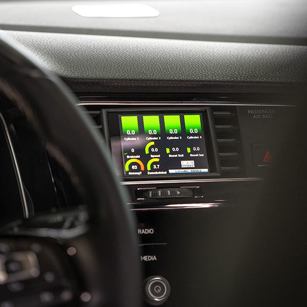 CANchecked Datendisplay Volkswagen VW Golf 7 GTI R GTD CANchecked Datendisplay Volkswagen VW Golf 7 GTI R GTD