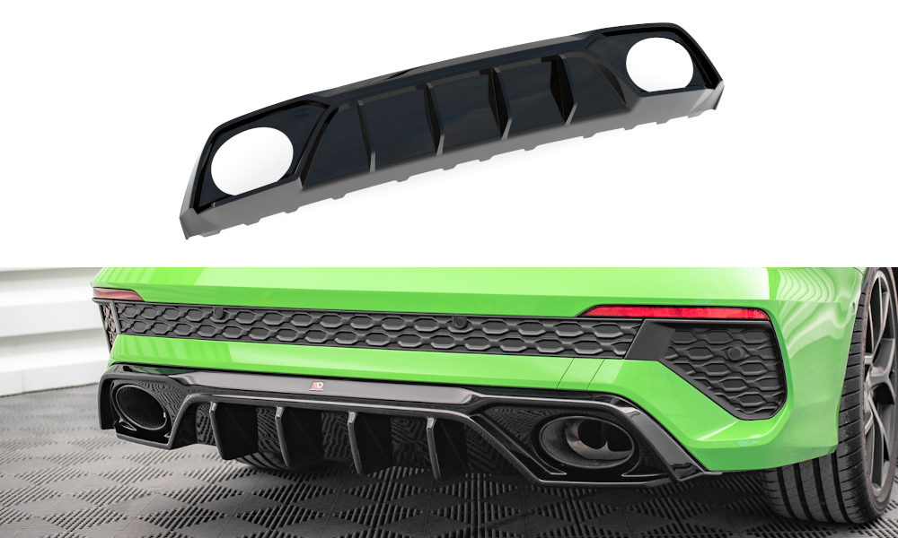 Maxton Design Diffusor Heck Ansatz für Audi RS3 8Y schwarz Hochglanz Maxton Design Diffusor Heck Ansatz für Audi RS3 8Y schwarz Hochglanz