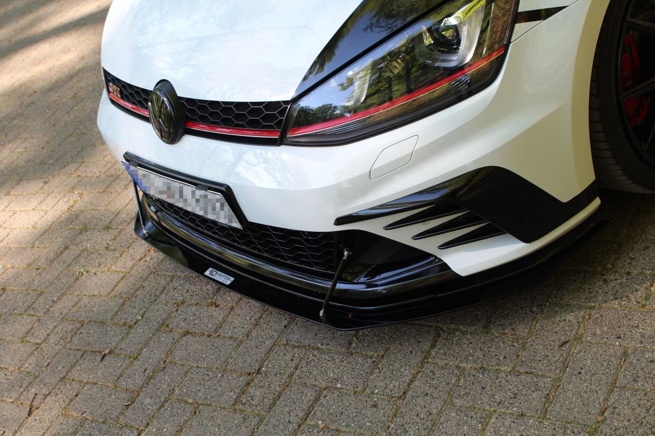 Maxton Design Racing Front Ansatz für VW GOLF 7 GTI CLUBSPORT