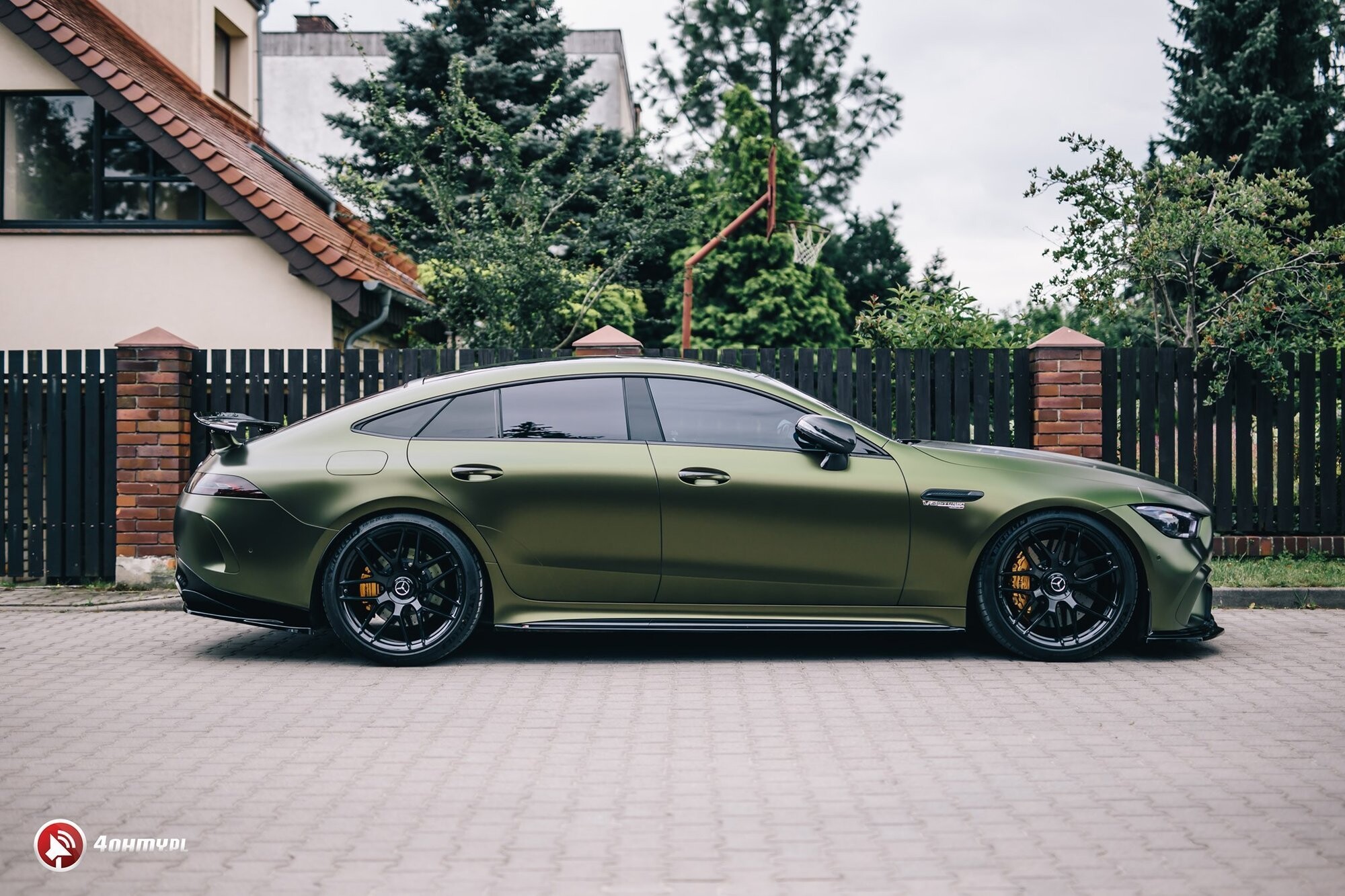 Maxton Design Heck Ansatz Flaps Diffusor für Mercedes-AMG GT 63 S 4-Door Coupe Aero schwarz Hochglanz