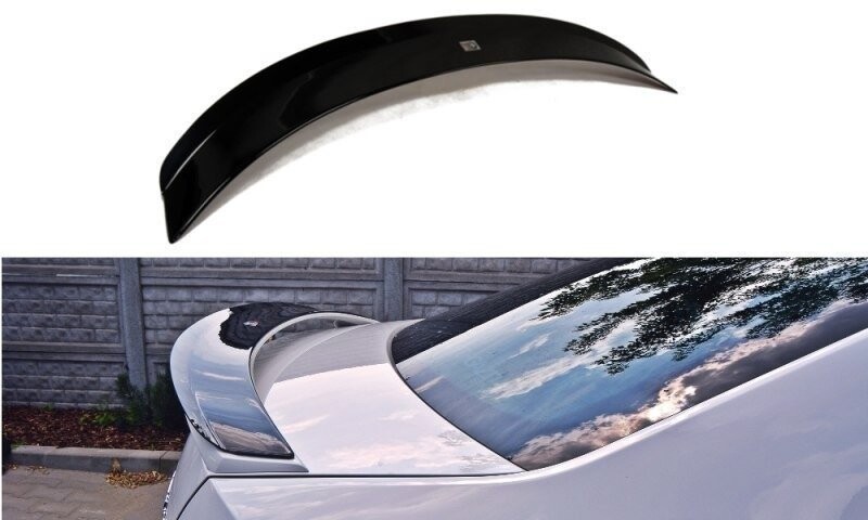 Maxton Design Spoiler CAP für Skoda Octavia RS Mk3 / Mk3 FL Hatchback schwarz Hochglanz