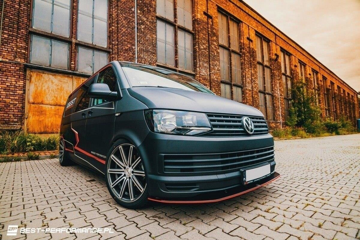 Maxton Design VOLKSWAGEN T6 Front Ansatz für v.1 schwarz Hochglanz Maxton Design VOLKSWAGEN T6 Front Ansatz für v.1 schwarz Hochglanz