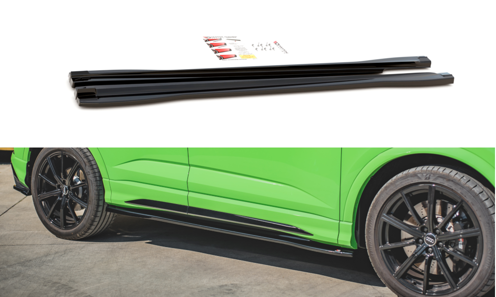 Maxton Design Seitenschweller Ansatz für Audi RSQ3 / Q3 S-Line F3 schwarz Hochglanz Maxton Design Seitenschweller Ansatz für Audi RSQ3 / Q3 S-Line F3 schwarz Hochglanz