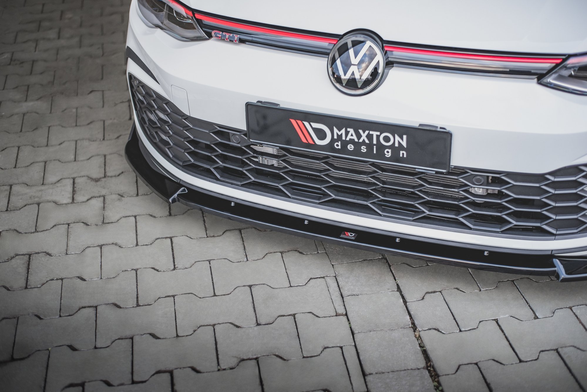 Maxton Design Front Ansatz V.3 +Flaps für Volkswagen Golf 8 GTI Maxton Design Front Ansatz V.3 +Flaps für Volkswagen Golf 8 GTI