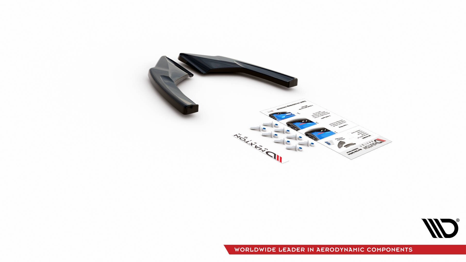 Maxton Design Heck Ansatz Flaps Diffusor für Volkswagen Golf 8 GTI schwarz Hochglanz Maxton Design Heck Ansatz Flaps Diffusor für Volkswagen Golf 8 GTI schwarz Hochglanz