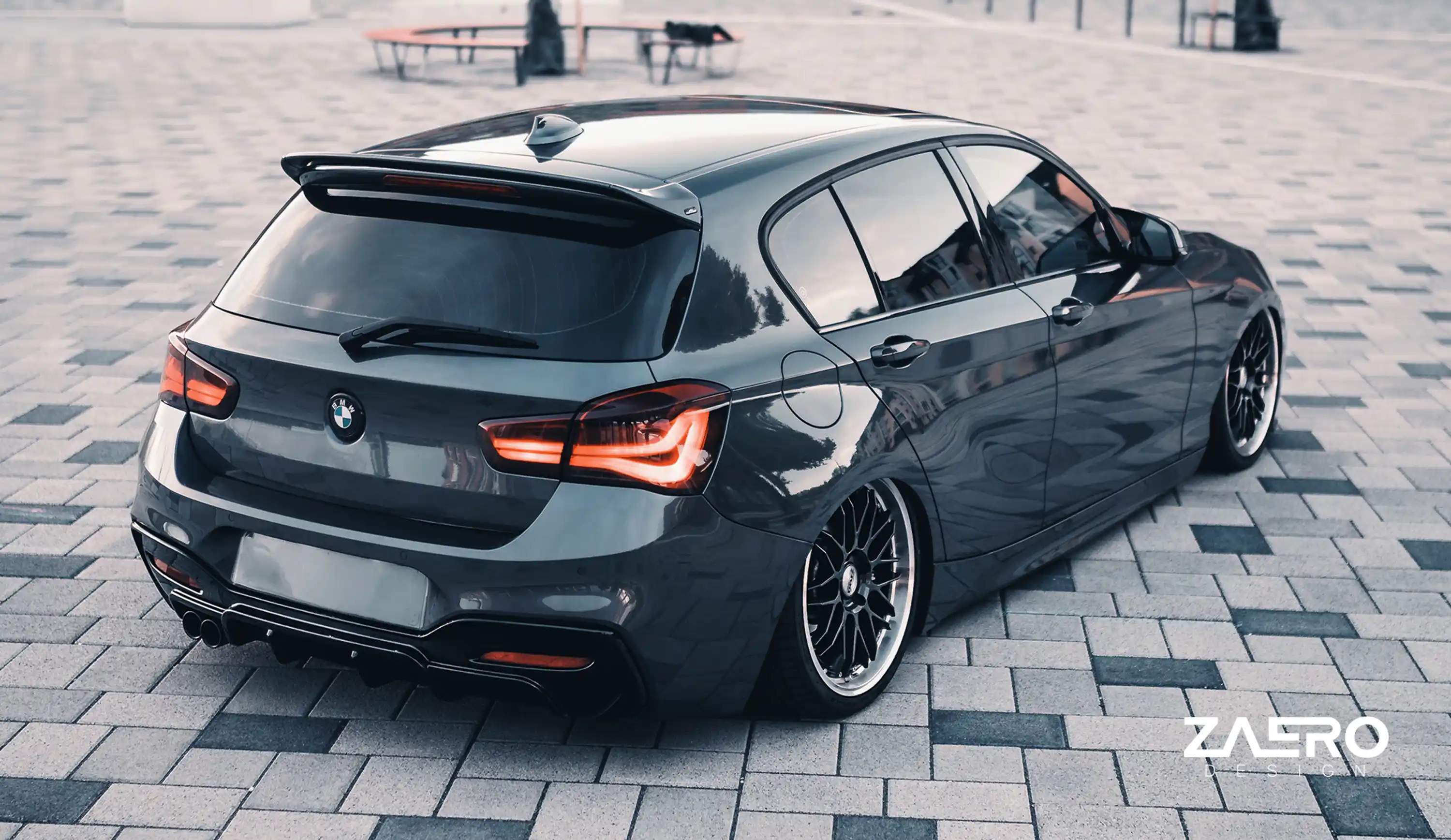 Zaero Design EVO-1 Diffusor für BMW 1er F20 | F21 – 116 | 118 | 120 | 125 (M-Paket LCI)