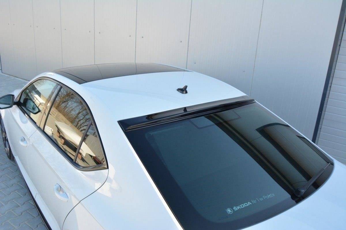 Maxton Design Heckscheiben Spoiler für Skoda Superb Mk3 / Mk3 FL Hatchback schwarz Hochglanz Maxton Design Heckscheiben Spoiler für Skoda Superb Mk3 / Mk3 FL Hatchback schwarz Hochglanz