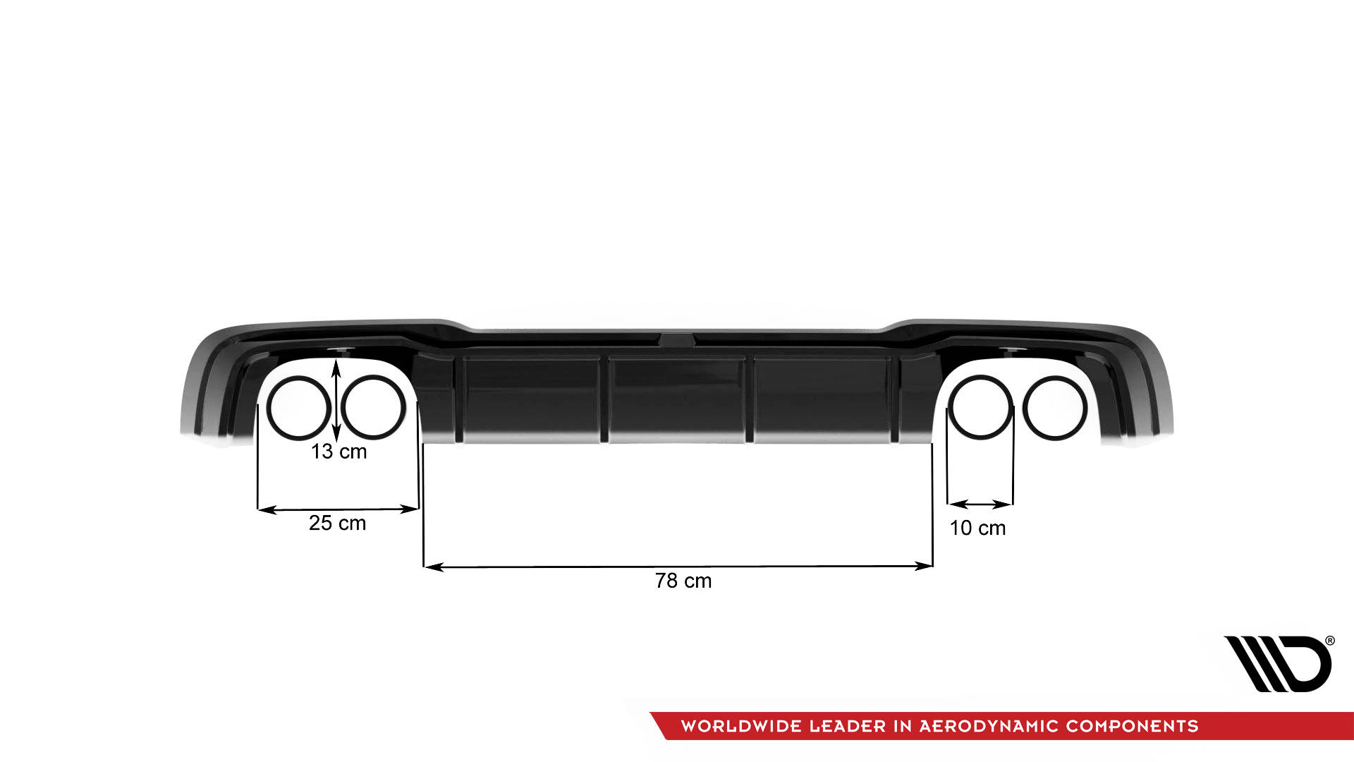 Maxton Design Heck Ansatz Diffusor V.2 für Audi RS3 8V Facelift schwarz Maxton Design Heck Ansatz Diffusor V.2 für Audi RS3 8V Facelift schwarz