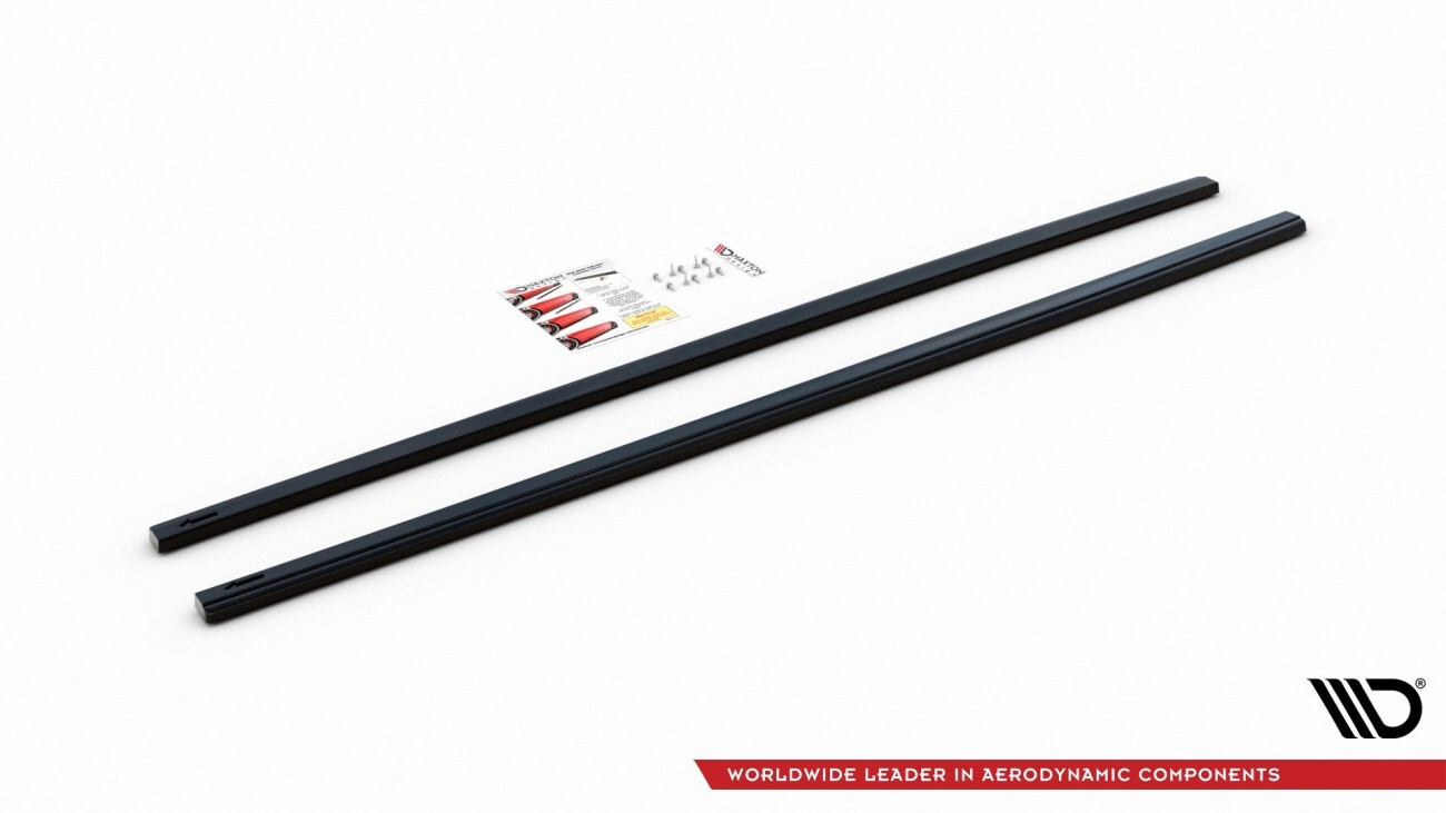 Maxton Design Seitenschweller Ansatz Cup Leisten V.2 für VW Golf 7 GTI