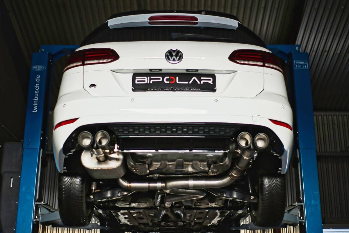 VW Golf 7.5 R Variant DNUE OPF Klappenauspuff Grail / Bipolar Exhaust