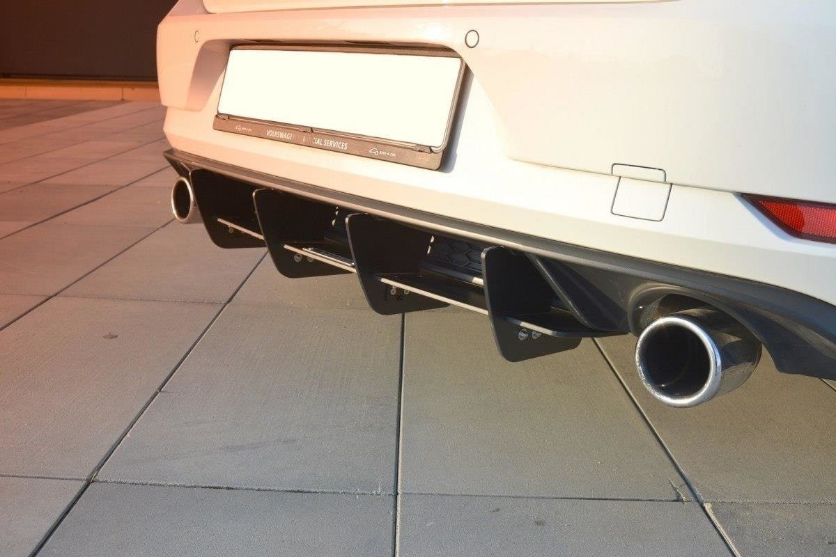 Maxton Design Heck Ansatz Diffusor Heckschürze für VW GOLF 7 GTI FL Maxton Design Heck Ansatz Diffusor Heckschürze für VW GOLF 7 GTI FL