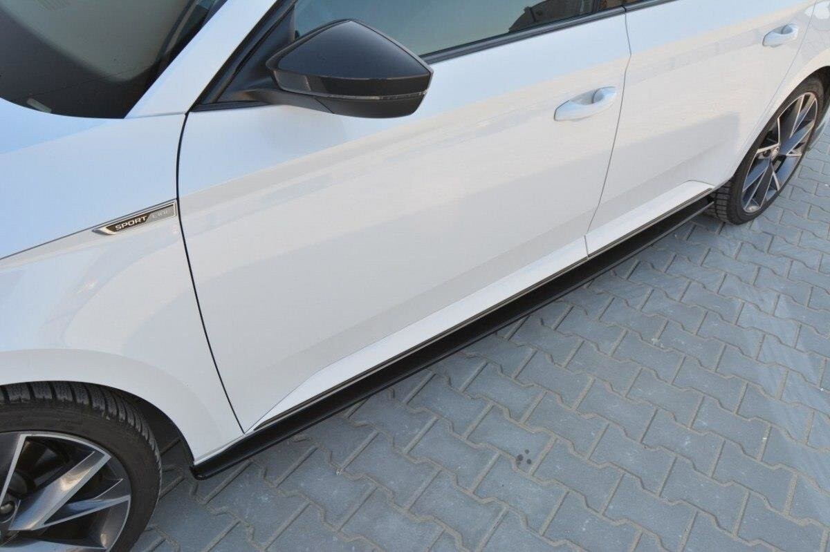 Maxton Design Seitenschweller Ansatz für Skoda Superb Mk3 schwarz Hochglanz Maxton Design Seitenschweller Ansatz für Skoda Superb Mk3 schwarz Hochglanz