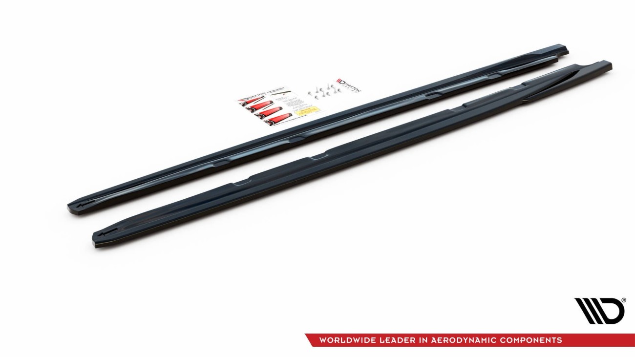 Maxton Design Seitenschweller Ansatz Cup Leisten V.5 für Seat Leon Mk3 Cupra/ FR Facelift schwarz Hochglanz Maxton Design Seitenschweller Ansatz Cup Leisten V.5 für Seat Leon Mk3 Cupra/ FR Facelift schwarz Hochglanz