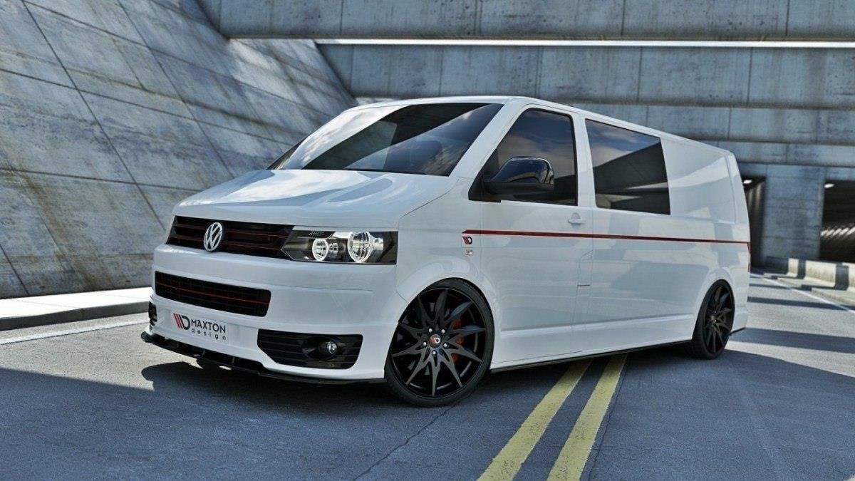 Maxton Design Front Ansatz für VW T5 SPORTLINE schwarz Hochglanz Maxton Design Front Ansatz für VW T5 SPORTLINE schwarz Hochglanz
