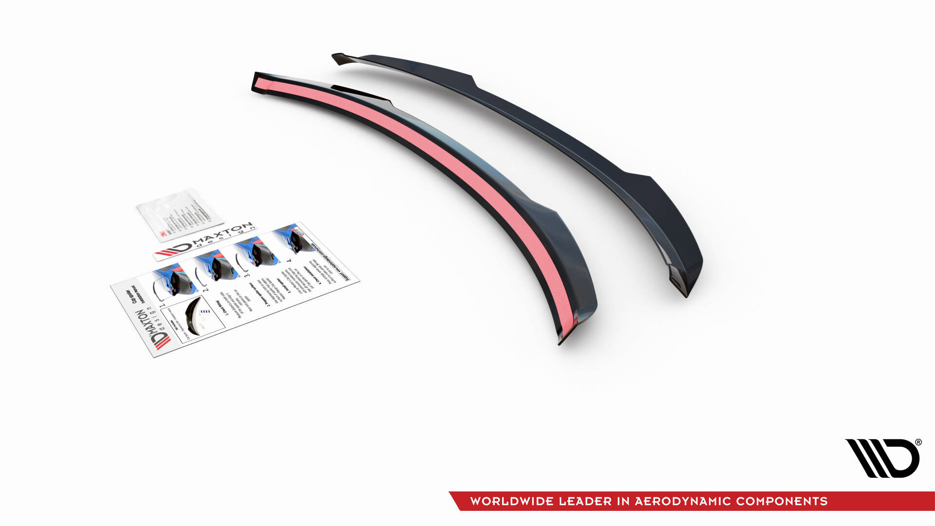 Maxton Design Spoiler CAP für Seat Leon FR Sportstourer Mk3 schwarz Hochglanz