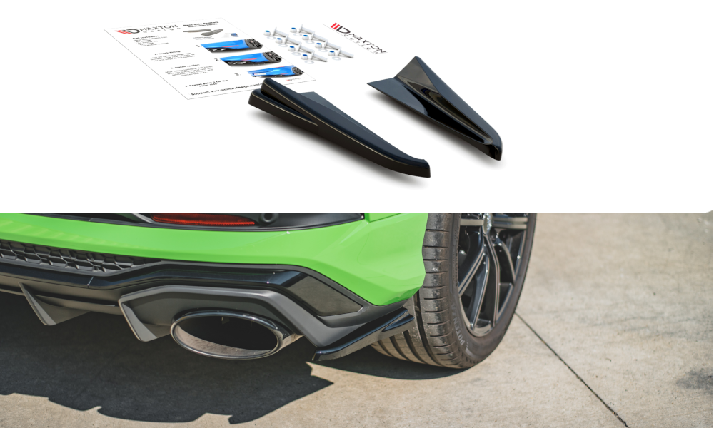 Maxton Design Heck Ansatz Flaps Diffusor für Audi RSQ3 F3 schwarz Hochglanz Maxton Design Heck Ansatz Flaps Diffusor für Audi RSQ3 F3 schwarz Hochglanz