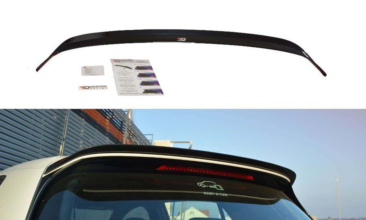 Maxton Design Heck Spoiler Aufsatz Abrisskante V.1 für VW Golf 7 R/ R-Line/ GTI + FL