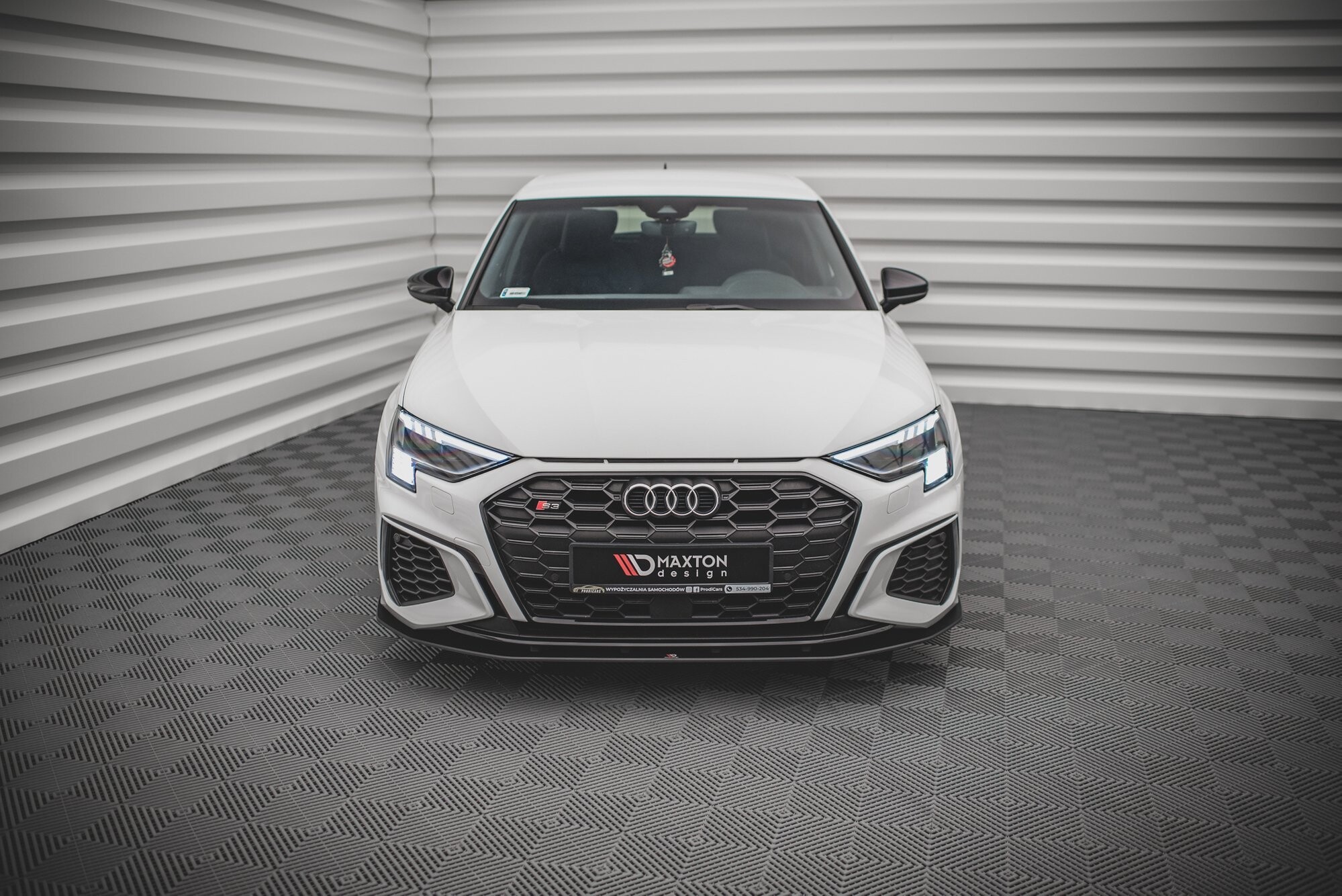 Maxton Design Street Pro Front Ansatz für für Audi S3 / A3 S-Line 8Y