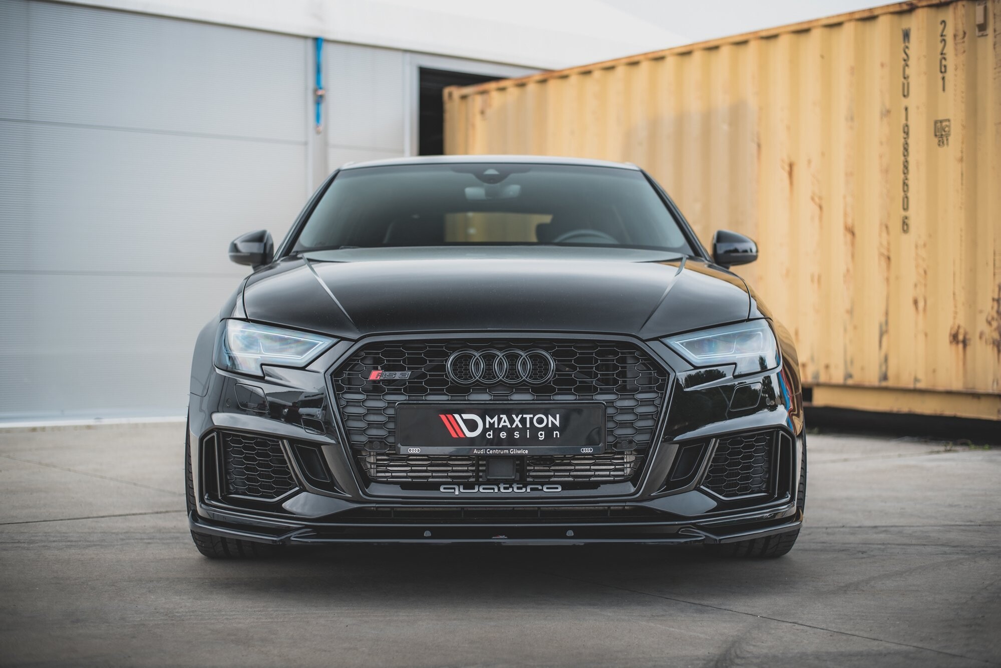 Maxton Design Front Ansatz V.4 für Audi RS3 8V FL Sportback schwarz Hochglanz Maxton Design Front Ansatz V.4 für Audi RS3 8V FL Sportback schwarz Hochglanz