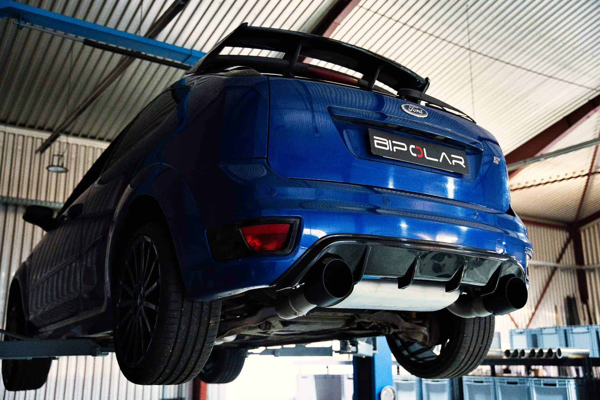 Ford Focus MK2 RS/ST 3.5 Zoll Klappenauspuff Grail / Bipolar Exhaust
