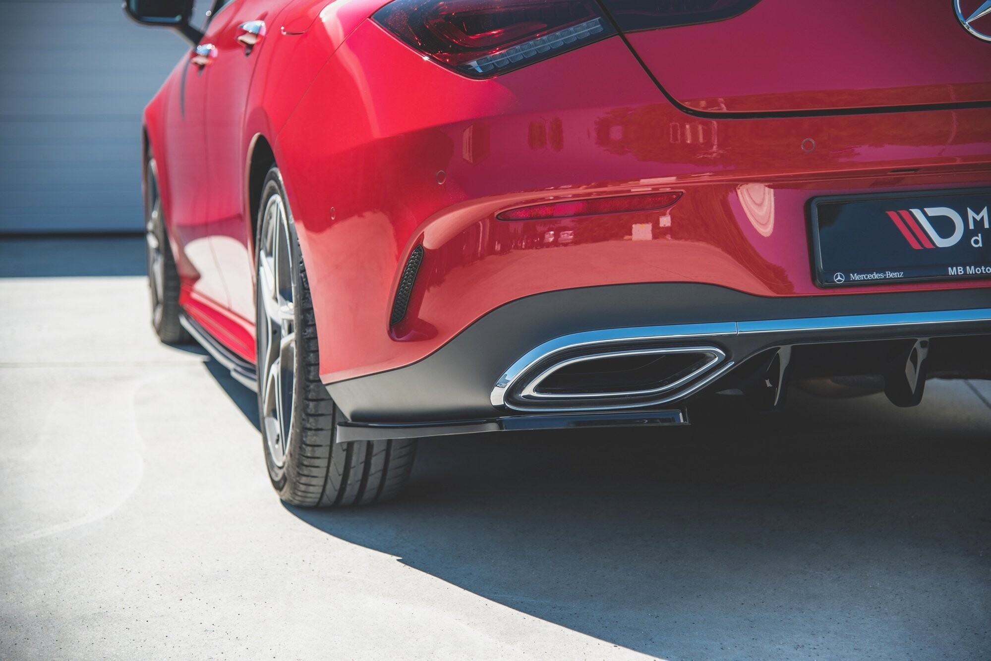 Maxton Design Heck Ansatz Flaps Diffusor für Mercedes-Benz CLA Shooting Brake AMG-Line X118 schwarz Hochglanz Maxton Design Heck Ansatz Flaps Diffusor für Mercedes-Benz CLA Shooting Brake AMG-Line X118 schwarz Hochglanz