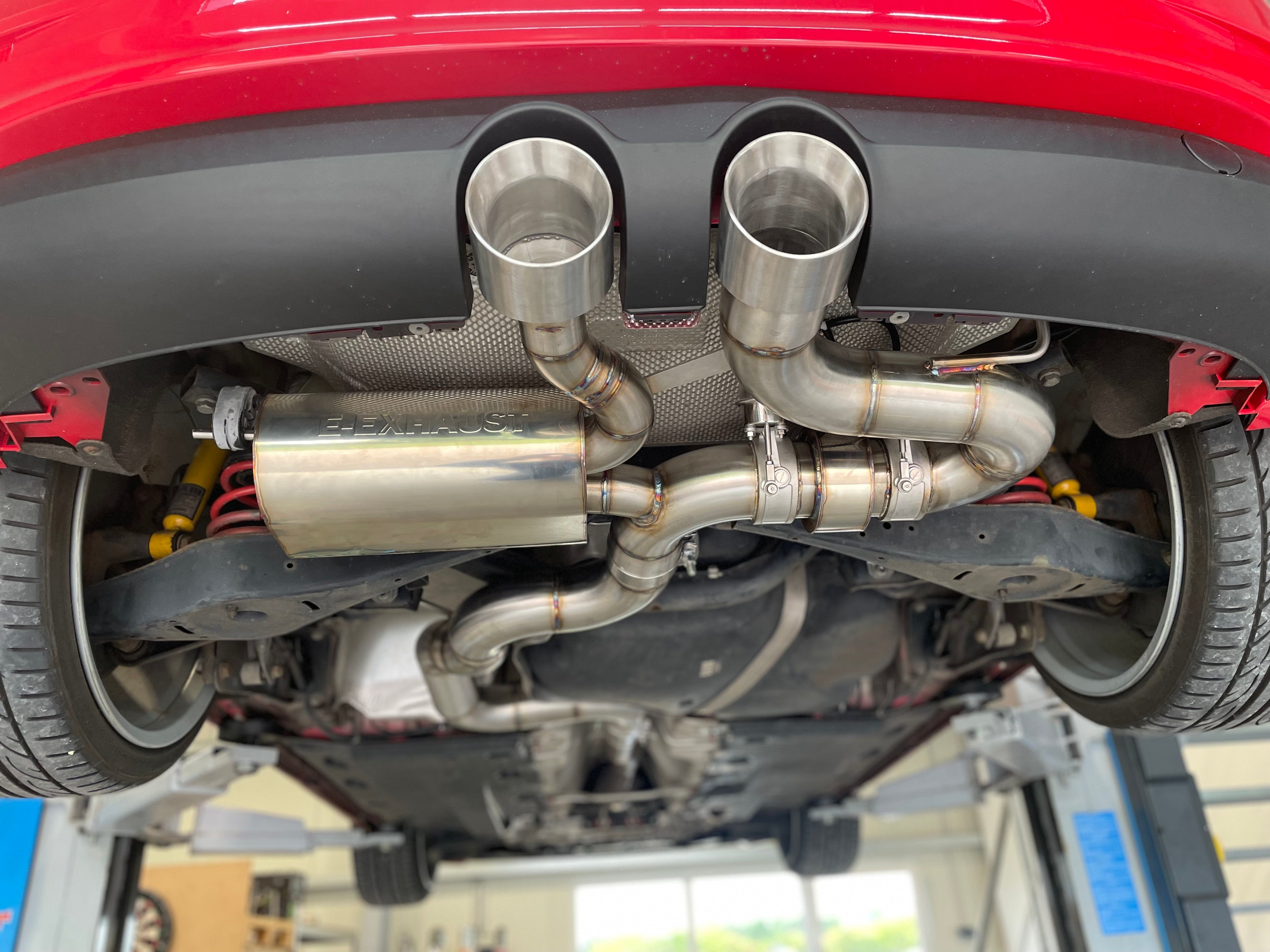 E-EXHAUST Silence 3.5 - Golf 5 GTI - R32 Style Auspuffanlage