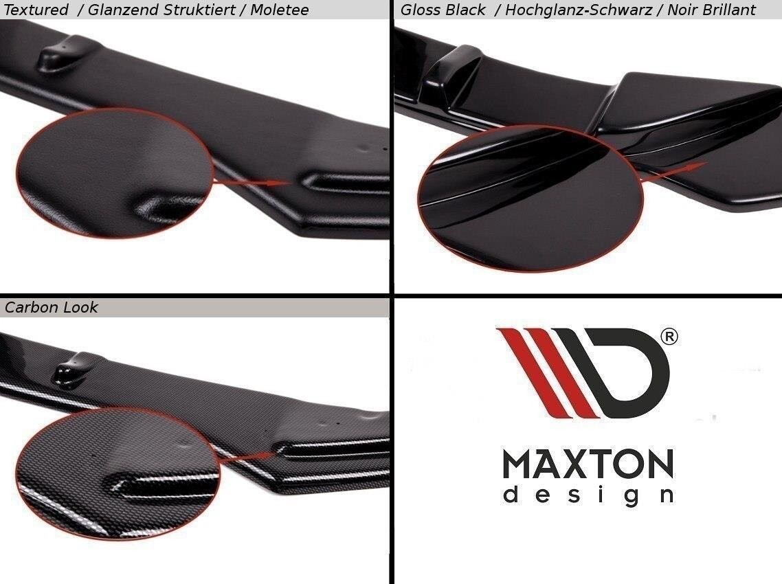Maxton Design Front Ansatz für SEAT LEON III CUPRA / FR schwarz Hochglanz Maxton Design Front Ansatz für SEAT LEON III CUPRA / FR schwarz Hochglanz