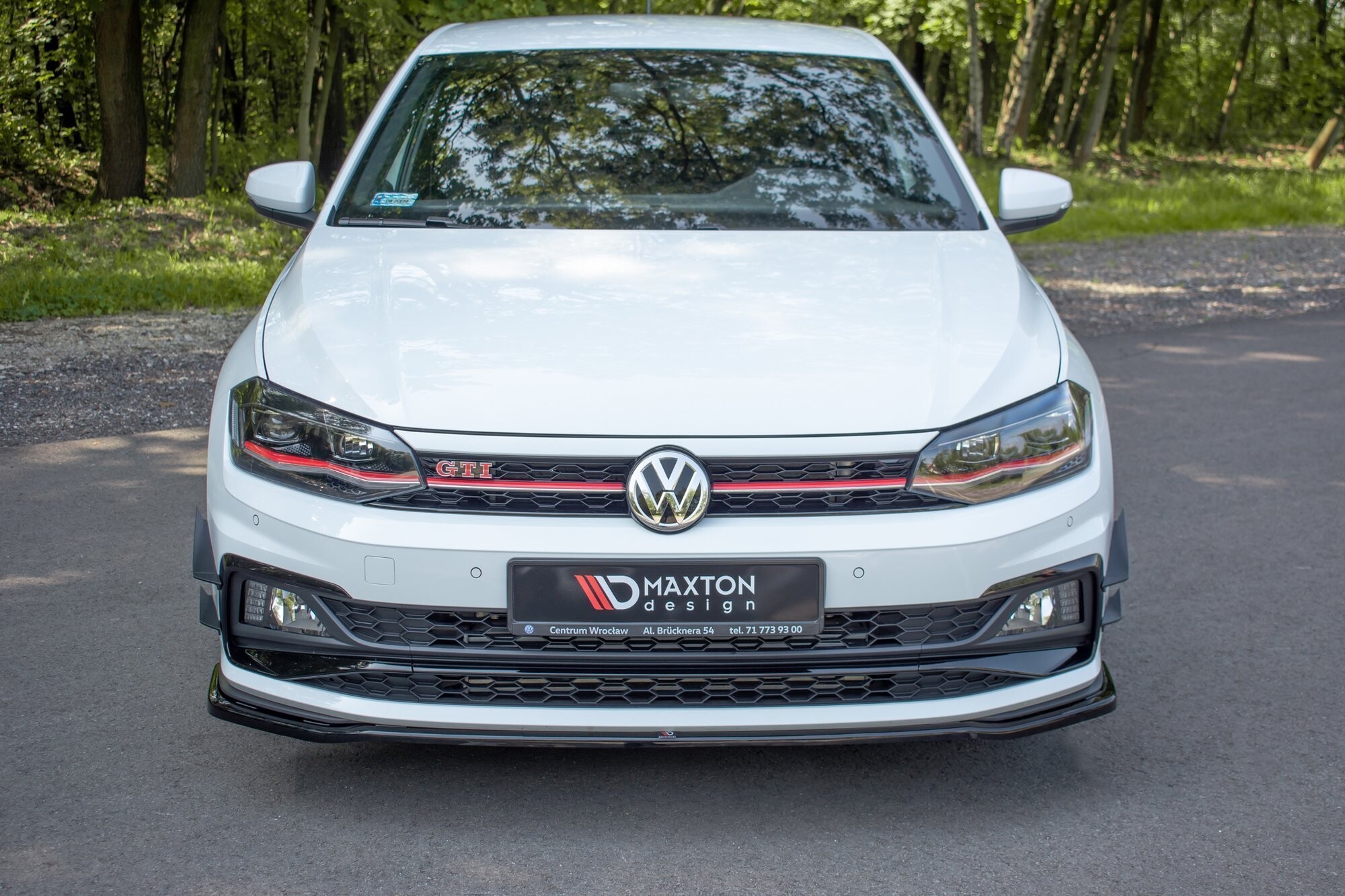 Maxton Design Front Ansatz V.2 für VW POLO MK6 GTI schwarz Hochglanz Maxton Design Front Ansatz V.2 für VW POLO MK6 GTI schwarz Hochglanz