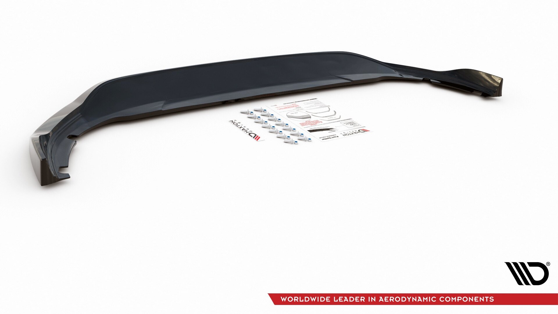 Maxton Design Front Ansatz V.2 für VW Golf 8 schwarz Hochglanz Maxton Design Front Ansatz V.2 für VW Golf 8 schwarz Hochglanz