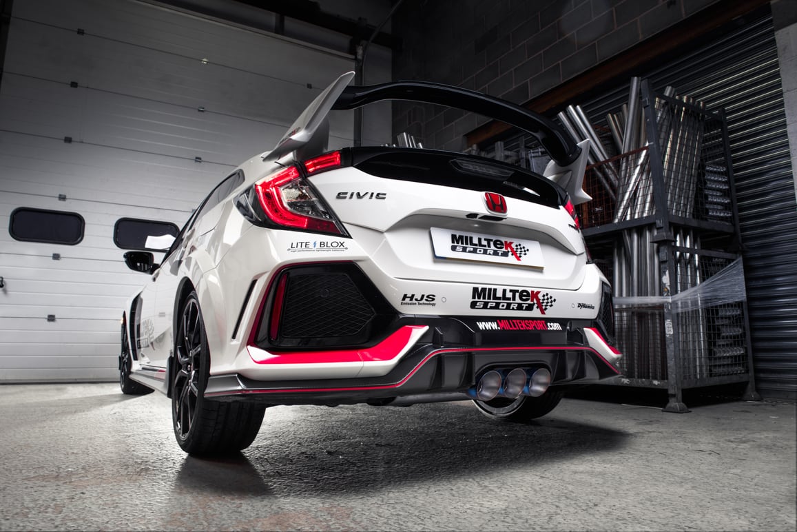 Milltek AGA | Honda Civic Type R FK8 2.0 i-VTEC (Both OPF & Non OPF) | Burnt Titanium