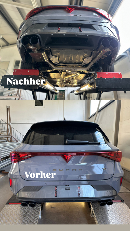DTH Reaper V4 Cupra Leon KL ST Facelift Klappenauspuff 3 Zoll ECE