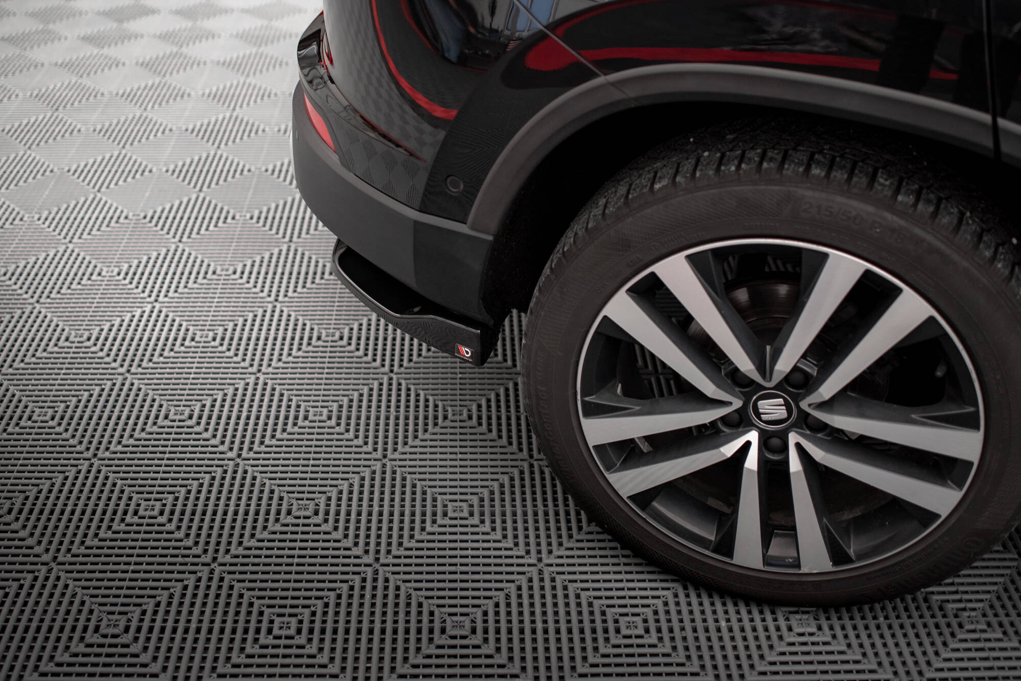 Maxton Design Heck Ansatz Flaps Diffusor für Seat Ateca Mk1 schwarz Hochglanz Maxton Design Heck Ansatz Flaps Diffusor für Seat Ateca Mk1 schwarz Hochglanz