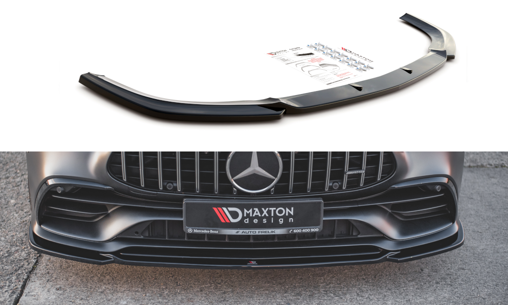 Maxton Design Front Ansatz V.1 für Mercedes-AMG GT 53 4-Door Coupe schwarz Hochglanz Maxton Design Front Ansatz V.1 für Mercedes-AMG GT 53 4-Door Coupe schwarz Hochglanz
