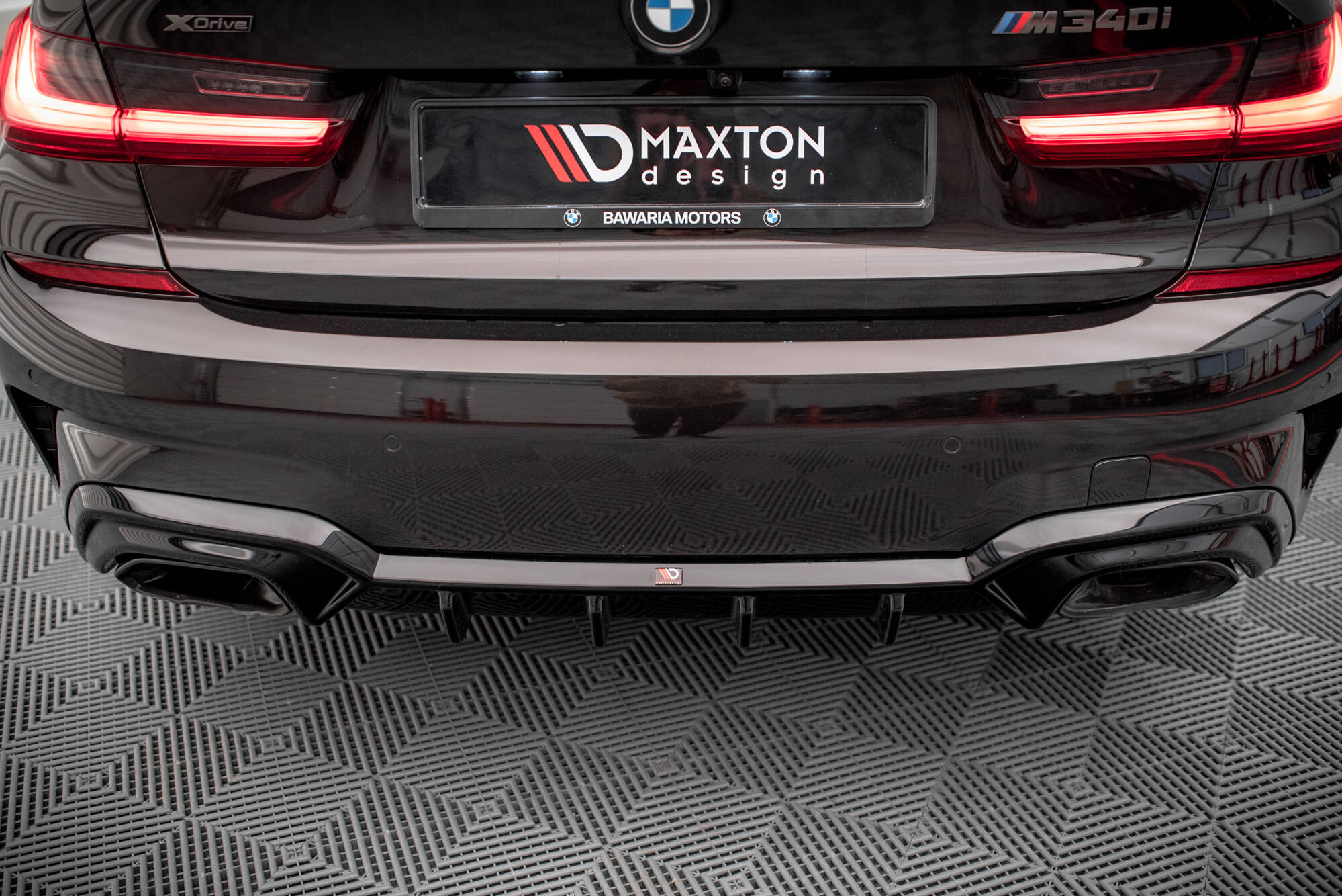 Maxton Design Diffusor Heck Ansatz für BMW M340i G20 / G21 Maxton Design Diffusor Heck Ansatz für BMW M340i G20 / G21