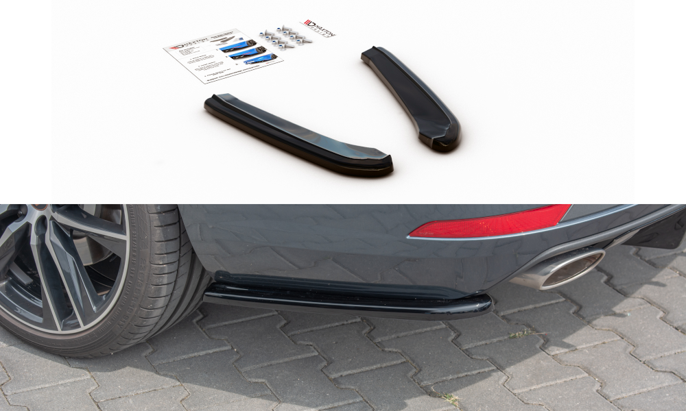Maxton Design Heck Ansatz Flaps Diffusor für Seat Leon Mk3 Cupra ST Facelift schwarz Hochglanz Maxton Design Heck Ansatz Flaps Diffusor für Seat Leon Mk3 Cupra ST Facelift schwarz Hochglanz