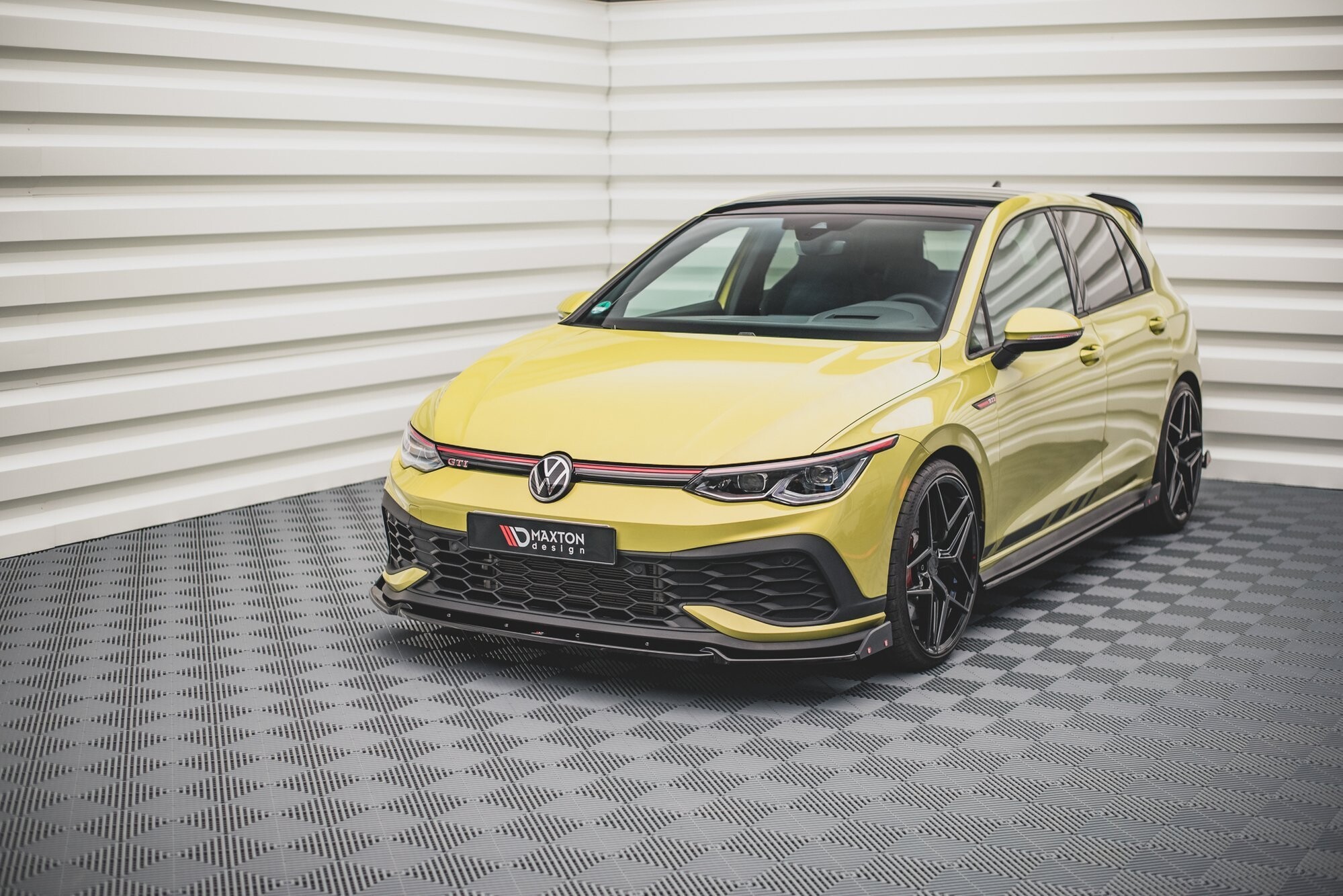 Maxton Design Front Ansatz V.1 +Flaps für Volkswagen Golf 8 GTI Clubsport Maxton Design Front Ansatz V.1 +Flaps für Volkswagen Golf 8 GTI Clubsport