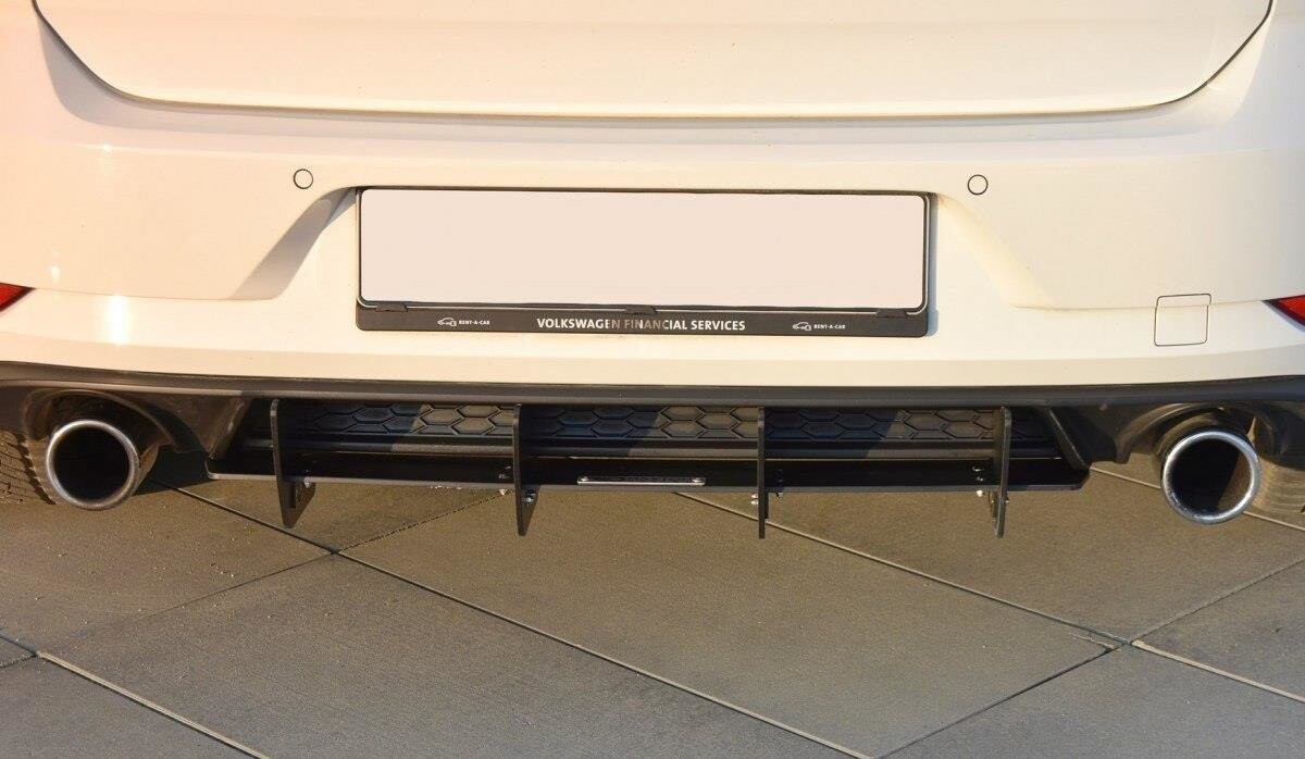 Maxton Design Heck Ansatz Diffusor Heckschürze für VW GOLF 7 GTI FL Maxton Design Heck Ansatz Diffusor Heckschürze für VW GOLF 7 GTI FL
