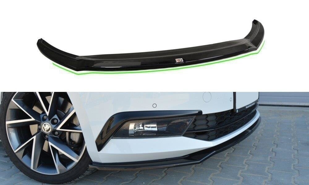 Maxton Design Front Ansatz V.2 für Skoda Superb Mk3 schwarz Hochglanz Maxton Design Front Ansatz V.2 für Skoda Superb Mk3 schwarz Hochglanz